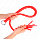 Камшик KINK - SNAKE WHIP WITH RED HAND RING 65 CM