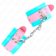 Белезници KINK - CUTE WRIST RESTRAINTS BLUE / PINK ADJUSTABLE 16-28 CM X 5 CM