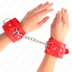 Белезници KINK - 3 D-RING WRIST RESTRAINTS ADJUSTABLE RED 17.5-25 CM X 6 CM