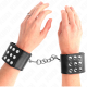 Белезници KINK - WRIST RESTRAINTS WITH SNAP FASTEN BLACK ADJUSTABLE 19-24 CM X 5.5 CM