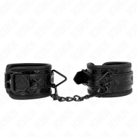 Белезници KINK - DIAMOND PATTERN WRIST RESTRAINTS BLACK 