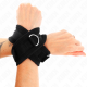 Белезници KINK - CROSS CUFFS BLACK 34 X 5.5 CM