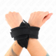 Белезници KINK - CROSS CUFFS BLACK 34 X 5.5 CM