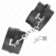 Белезници KINK - DELUXE LOCKING WRIST RESTRAINTS BLACK ADJUSTABLE 14.5-21 CM X 6 CM