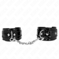 Белезници KINK - SHINY NEOPRENE WRIST CUFFS ADJUSTABLE 17-24 CM X 4.5 CM