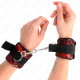 Белезници KINK - SCANDAL WRIST RESTRAINTS RED-BLACK