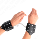 Белезници KINK - BLACK POINT STYLE WRISTBANDS WITH CHAIN ADJUSTABLE 17-23 CM X 8.5 CM