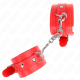 Белезници KINK - THIN WRIST RESTRAINTS RED ADJUSTABLE 21-33 CM