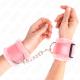 Белезници KINK - FURRY LINED WRIST RESTRAINTS PINK ADJUSTABLE 17-31 CM X 7 CM