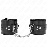 Белезници KINK - FUR LINED WRIST RESTRAINTS WITH SQUARE 