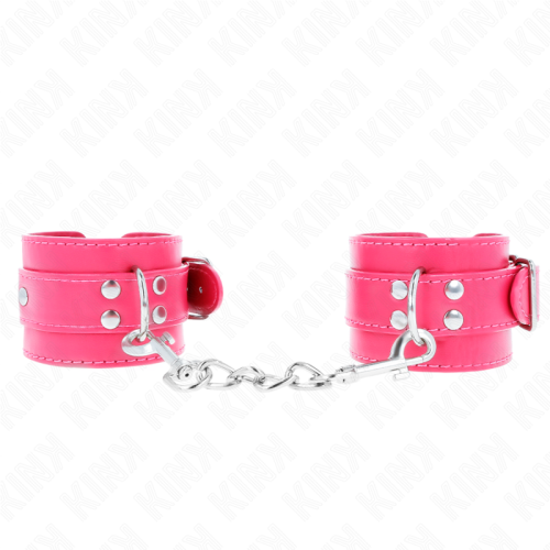 Белезници KINK - WRIST RESTRAINTS RASPBERRY ROSE WITH RASPBERRY ROSE LINING ADJUSTABLE 20-28 CM X 5.5 CM