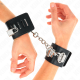 Белезници KINK - MULTIPOSITION WRIST RESTRAINTS WITH PADLOCK CLOSURE BLACK ADJUSTABLE 16-23 CM X 5.5 CM