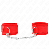 Белезници KINK - NEOPRENE WRIST RESTRAINTS RED 42 X 5 CM