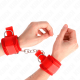 Белезници KINK - NEOPRENE WRIST RESTRAINTS RED 42 X 5 CM