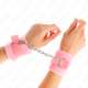 Белезници KINK - BEGINNER FUR HAND CUFFS PINK 30 X 7 CM