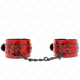 Белезници KINK - DARK RED WRIST CUFFS 23 X 5 CM