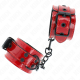 Белезници KINK - DARK RED WRIST CUFFS 23 X 5 CM