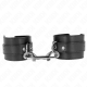 Белезници KINK - WRIST RESTRAINTS-SINGLE RIVET ROW AND BIG BUCKLE BLACK ADJUSTABLE 17-28 CM X 5 CM