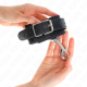 Белезници KINK - WRIST RESTRAINTS-SINGLE RIVET ROW AND BIG BUCKLE BLACK ADJUSTABLE 17-28 CM X 5 CM