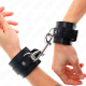 Белезници KINK - WRIST RESTRAINTS-SINGLE RIVET ROW AND BIG BUCKLE BLACK ADJUSTABLE 17-28 CM X 5 CM