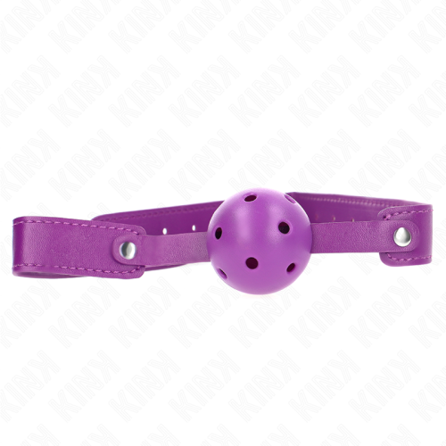 Топка за уста KINK - PURPLE BREATHABLE BALL 4.5 CMGAG 65 x 2.5 CM