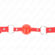 Топка за уста KINK - TPE BALL 4 CM GAG WITH ROJO LOCK 60 x 2 CM