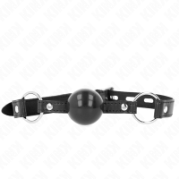 Топка за уста KINK - BLACK TPE BALL 4 CM GAG 60 x 2 CM