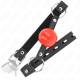 Топка за уста KINK - BALL 4 CM GAG WITH LOCK RED BALL BLACK STRAP 60 x 2 CM