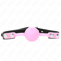 Топка за уста KINK - LUMINOUS SILICONE BALL 4 CM GAG 60 x 2 CM