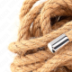 Въже KINK - HEMP ROPE WITH METAL HEAD 5 METER