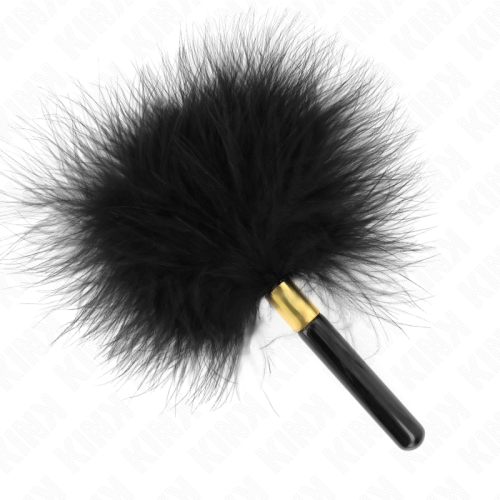 Перца KINK - BLACK GOLD METAL TICKLE FEATHERS 18 CM