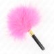 Перца KINK - FUCHSIA GOLD METAL TICKLE FEATHERS 18 CM