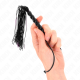 Камшик KINK - MINI SILICONE WHIP WITH 6 BLACK BEADS 26 CM