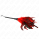 Перца KINK - RED MAIDS HORN SHAPED TICKLE CHICKEN FEATHERS 36 CM