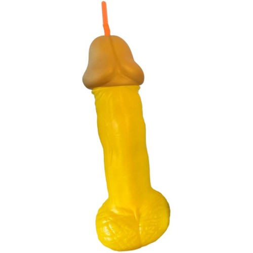 Бутилка DIABLO PICANTE - YELLOW PLASTIC PENIS GLASS