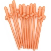 Сламки DIABLO PICANTE - 10 PENIS SHAPED STRAWS