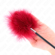 Перца KINK - TICKLE FEATHERS WITH ROSE-SHAPED PADDLE 8 CM