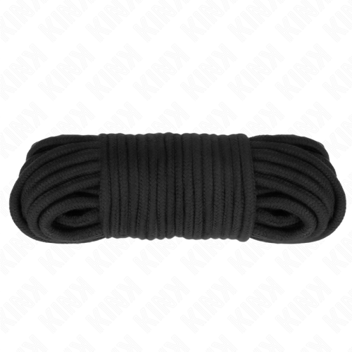 Въже KINK - COTTON ROPE 20 METER BLACK