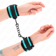 Белезници KINK - HOOK AND LOOP NYLON BIND WRIST RESTRAINTS BLACK-BLUE ADJUSTABLE 18-32 CM X 5 CM