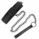 Нашийник KINK - NEOPRENE BONDAGE COLLAR MODEL 1 WITH BELT 78 CM ADJUSTABLE 37.5 X 49.5 CM