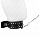 Нашийник KINK - NECKLACE WITH LEASH 65 CM WITH SILVER STUDS MODEL 1 ADJUSTABLE 36-43 CM X 5 CM