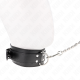 Нашийник KINK - NECKLACE WITH STRAP 65 CM SILVER BUCKLES ADJUSTABLE 33-46 CM X 5.5 CM