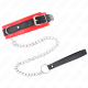 Нашийник KINK - BASIC MODEL COLLAR WITH LEASH 65 CM MODEL 3 RED 53 X 5 CM