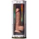 Дилдо SILEXD - MODEL 2REAL SKIN SUPER REALISTIC PENIS THERMO REACTIVE 21 CM PREMIUM SILEXPAN BROWN