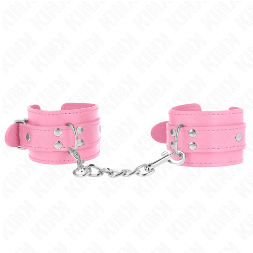 Белезници KINK - SIMPLE WRIST RESTRAINTS PINK ADJUSTABLE 20-23 CM X 5.5 CM