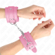 Белезници KINK - SIMPLE WRIST RESTRAINTS PINK ADJUSTABLE 20-23 CM X 5.5 CM