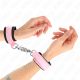 Белезници KINK - ADJUSTABLE NEOPRENE WRIST RESTRAINTS PINK ADJUSTABLE 22-34 CM