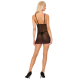 Бельо LIVCO CORSETTI FASHION - RAMLAH CF 90462 CHEMISE + THONG BLACK L/XL