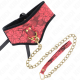 Нашийник KINK - SCANDAL MODEL NECKLACE WITH LACE STRAP 75 CM 44 X 10 CM