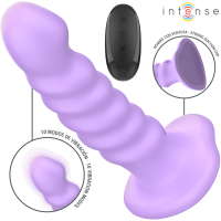 Вибратор INTENSE - BRENDA VIBRATOR SIZE M SPIRAL DESIGN 10 VIBRATIONS PURPLE REMOTE CONTROL